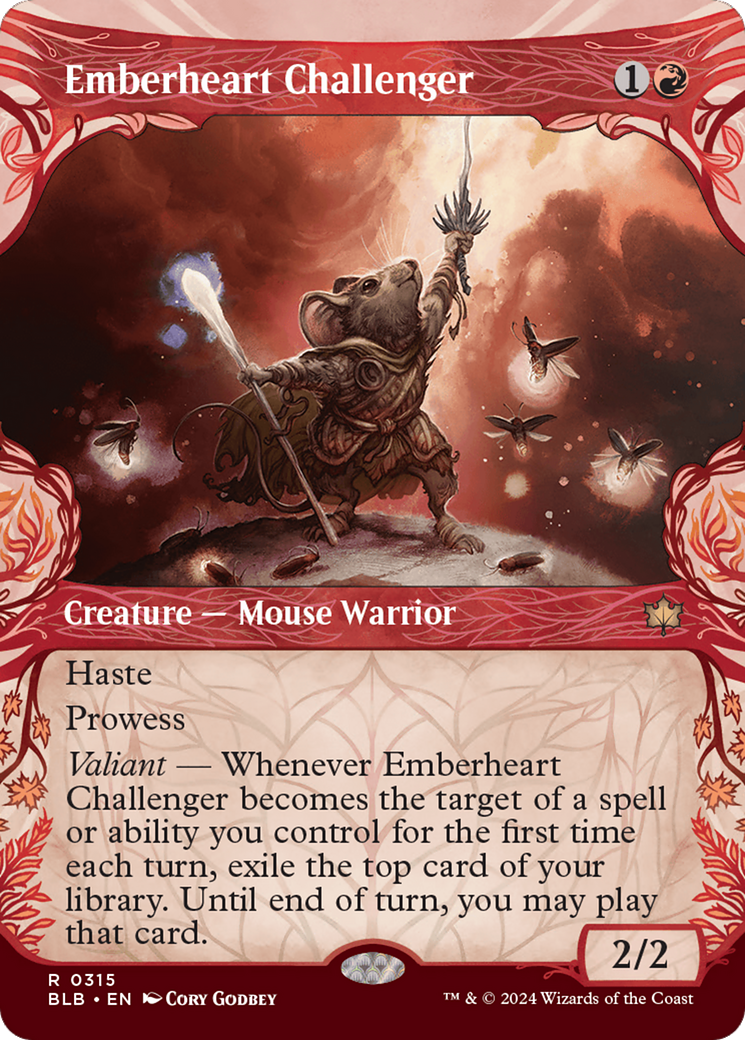 Emberheart Challenger (Showcase) [Bloomburrow] | Magic Magpie