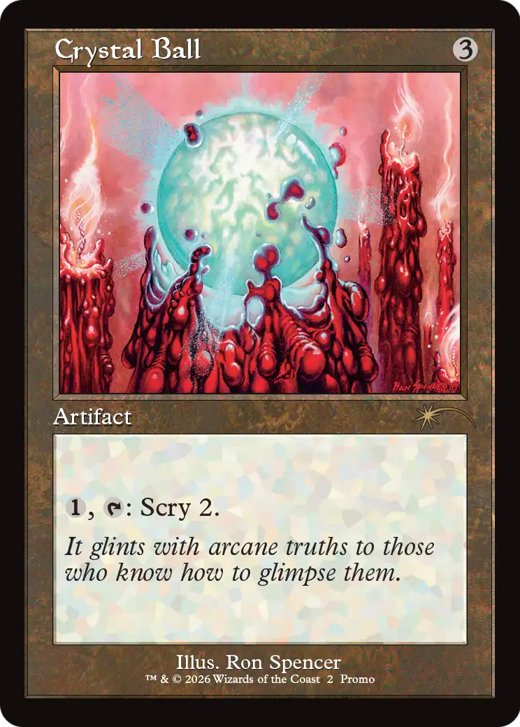 Crystal Ball (Retro Frame) [Wizards Play Network 2026] | Magic Magpie