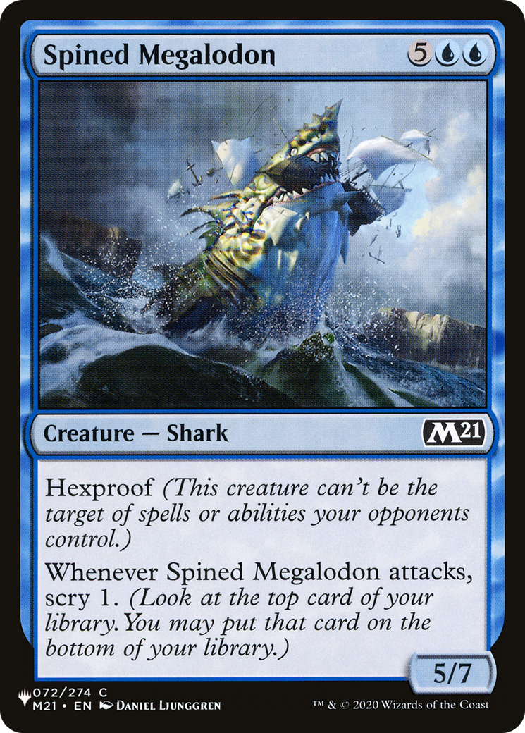 Spined Megalodon [The List Reprints] | Magic Magpie