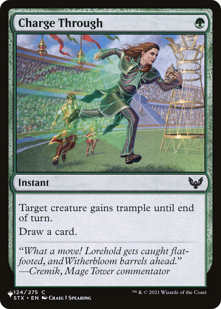 Charge Through [The List] | Magic Magpie