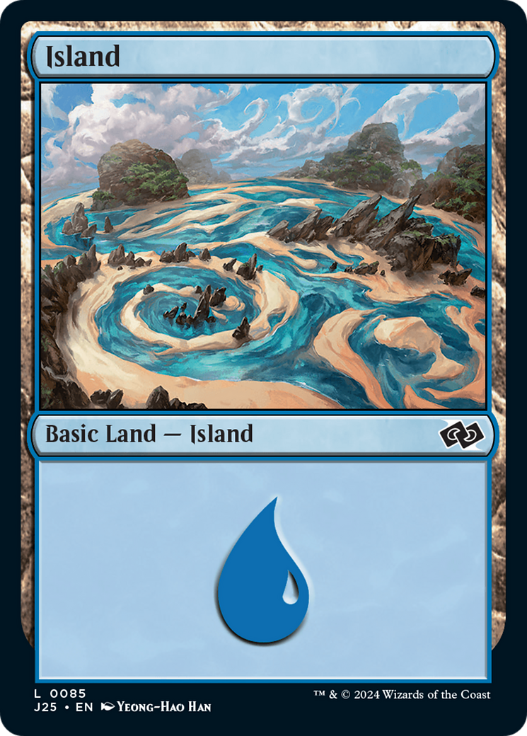 Island (85) [Foundations Jumpstart] | Magic Magpie