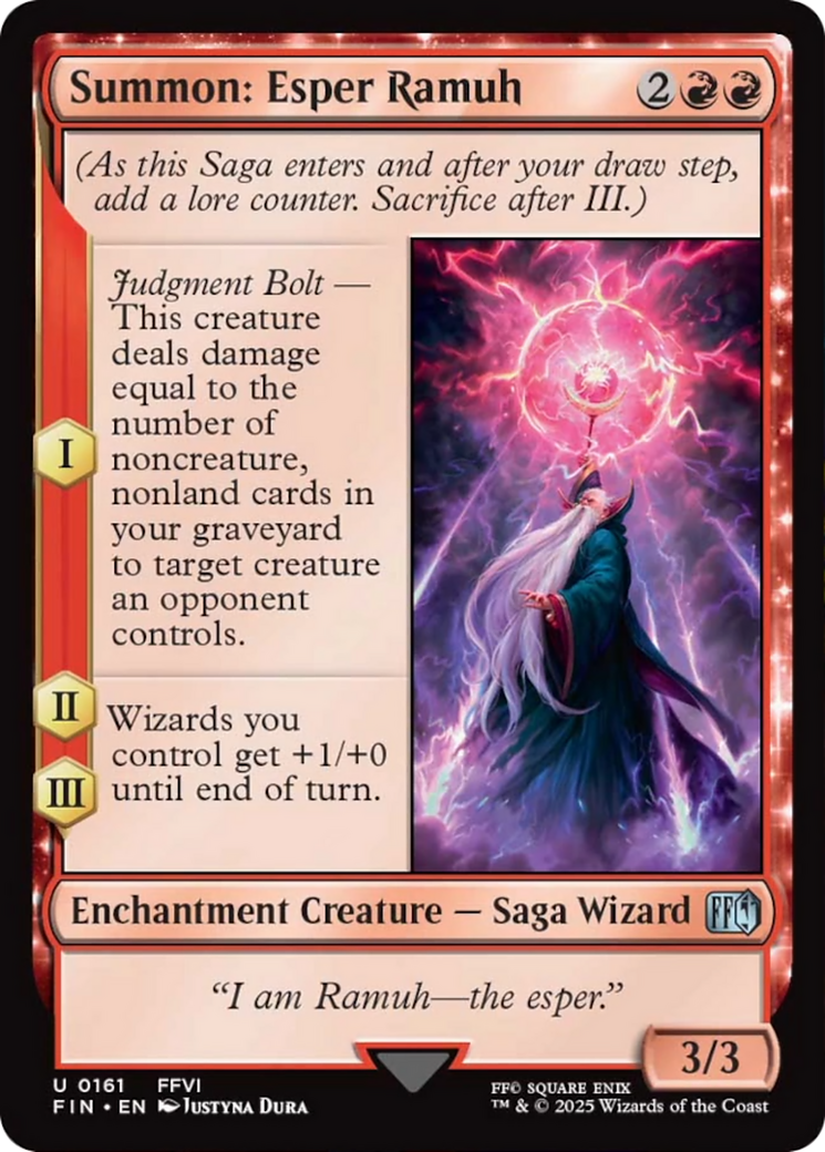 Summon: Esper Ramuh [FINAL FANTASY] | Magic Magpie