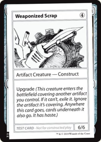 Weaponized Scrap (2021 Edition) [Mystery Booster Playtest Cards] | Magic Magpie