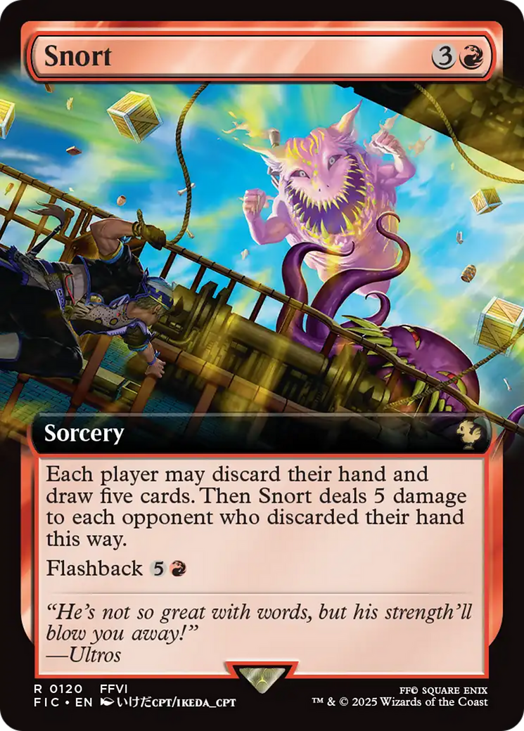 Snort (Extended Art) [FINAL FANTASY Commander] | Magic Magpie