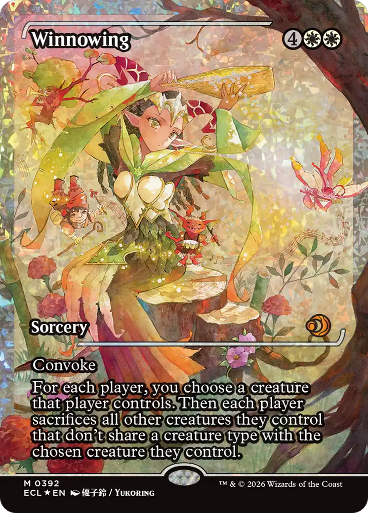 Winnowing (Showcase) (Fracture Foil) [Lorwyn Eclipsed] | Magic Magpie