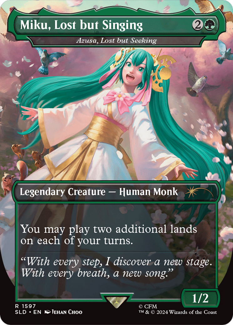 Miku, Lost but Singing - Azusa, Lost but Seeking [Secret Lair Drop Series] | Magic Magpie
