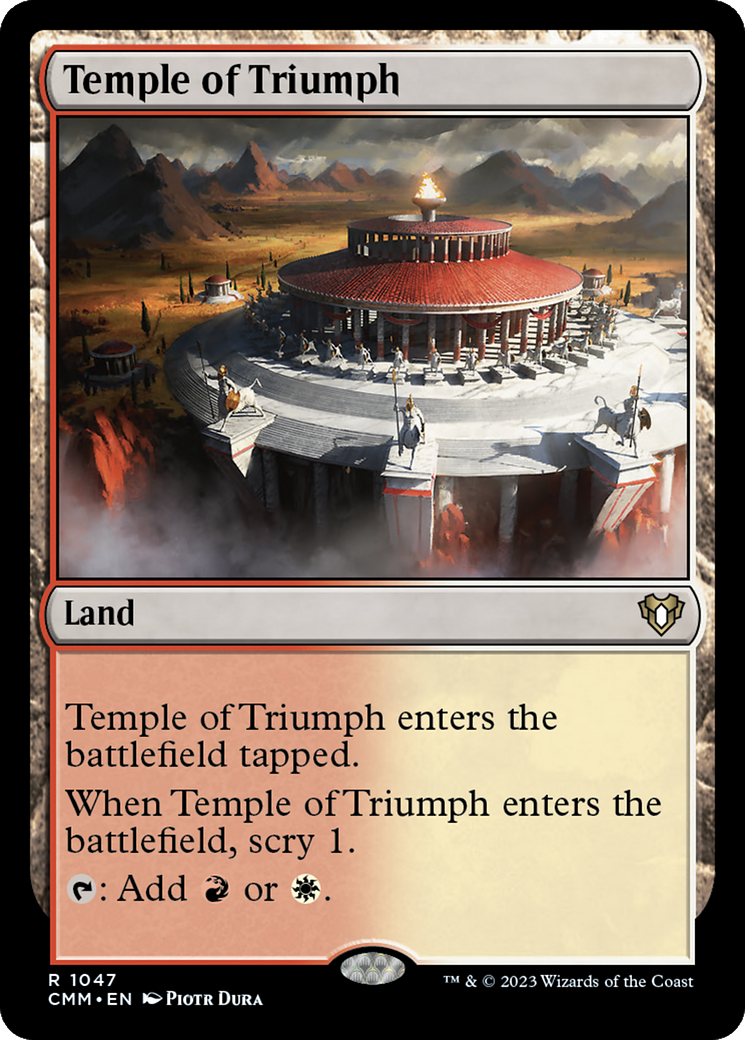 Temple of Triumph [Commander Masters] | Magic Magpie