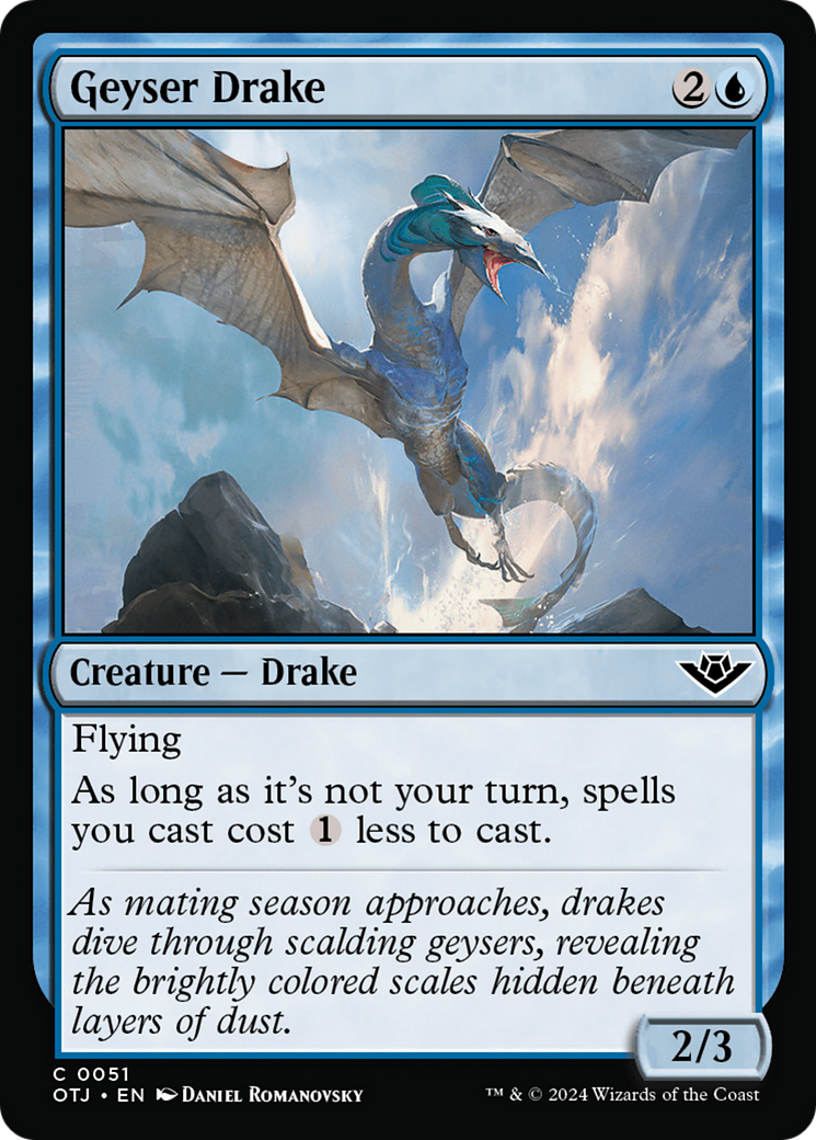 Geyser Drake [Outlaws of Thunder Junction] | Magic Magpie