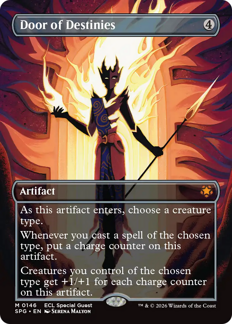 Door of Destinies (Borderless) [Lorwyn Eclipsed Special Guests] | Magic Magpie