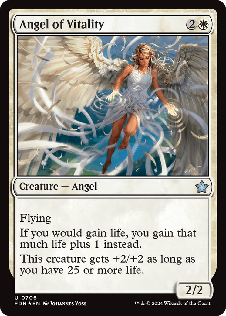 Angel of Vitality [Foundations] | Magic Magpie