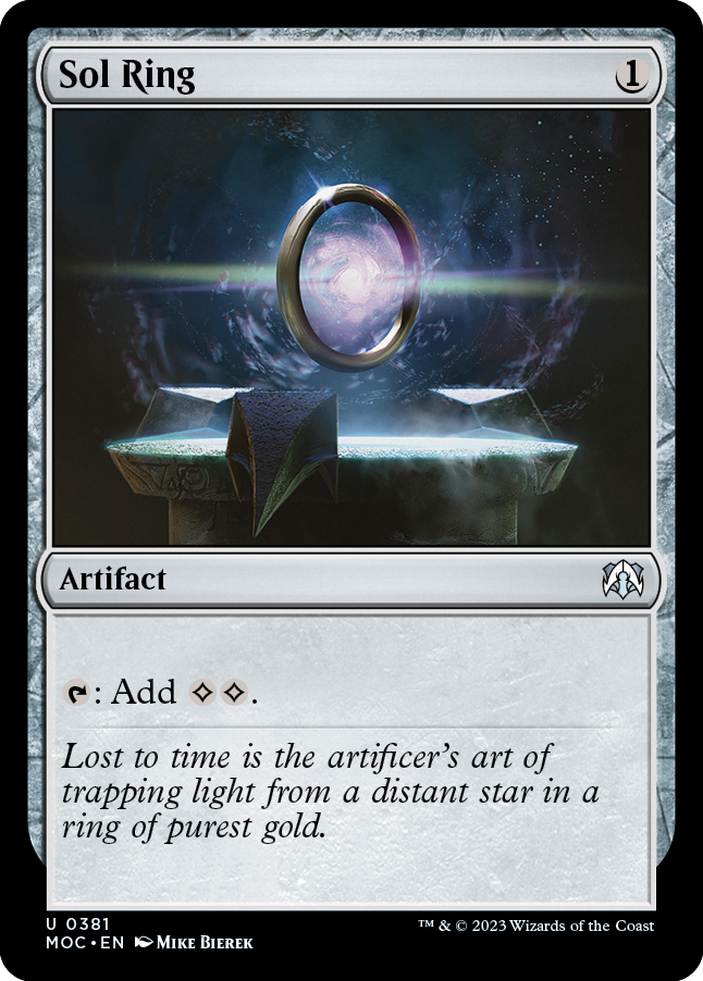 Sol Ring [March of the Machine Commander] | Magic Magpie