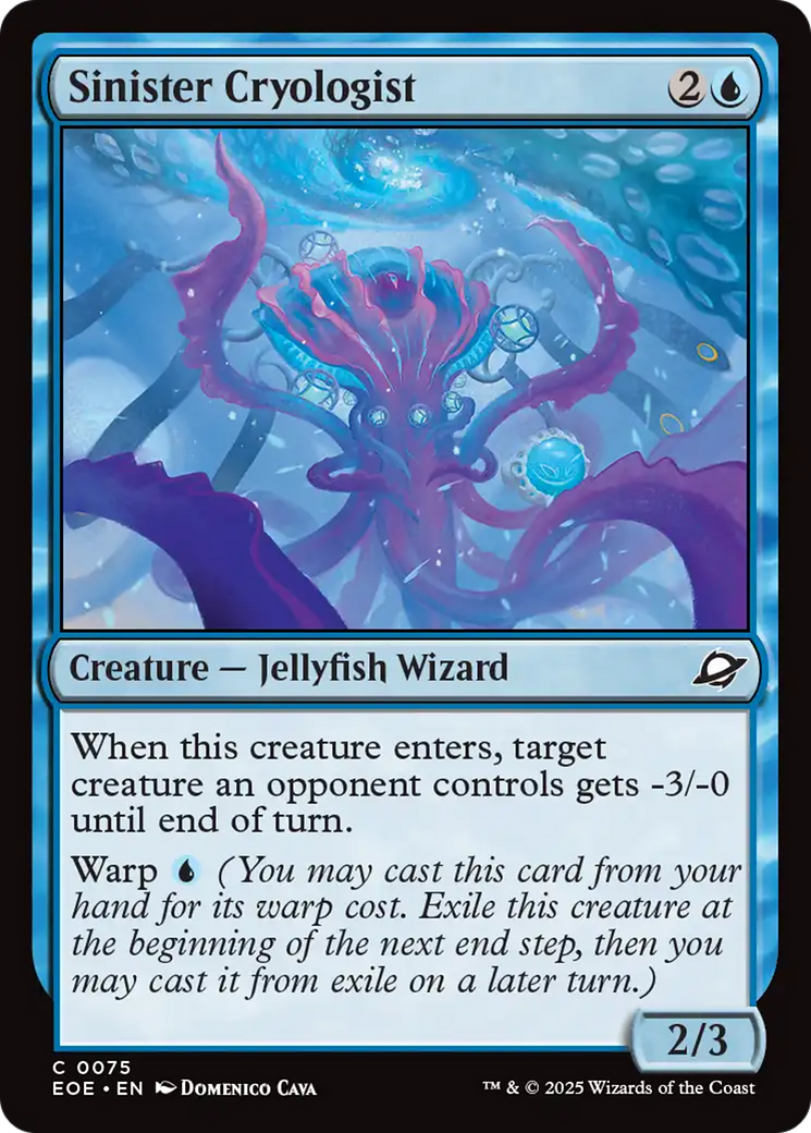 Sinister Cryologist [Edge of Eternities] | Magic Magpie