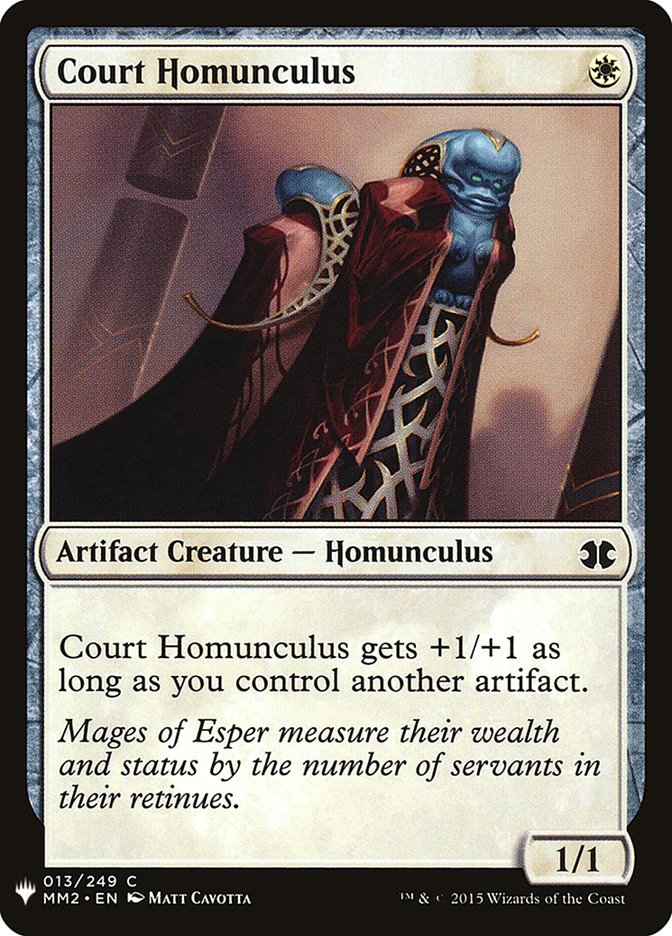 Court Homunculus [Mystery Booster] | Magic Magpie