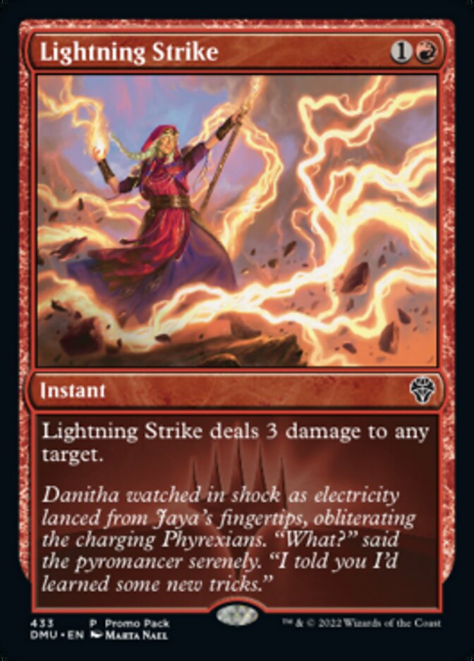 Lightning Strike (Promo Pack) [Dominaria United Promos] | Magic Magpie