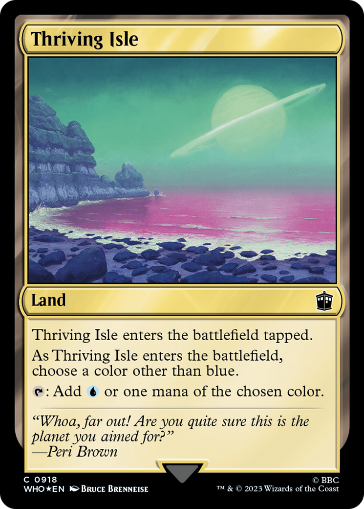 Thriving Isle (Surge Foil) [Doctor Who] | Magic Magpie