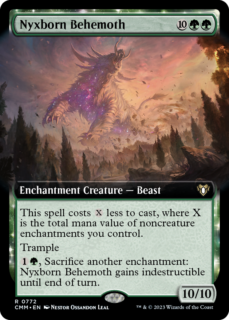 Nyxborn Behemoth (Extended Art) [Commander Masters] | Magic Magpie