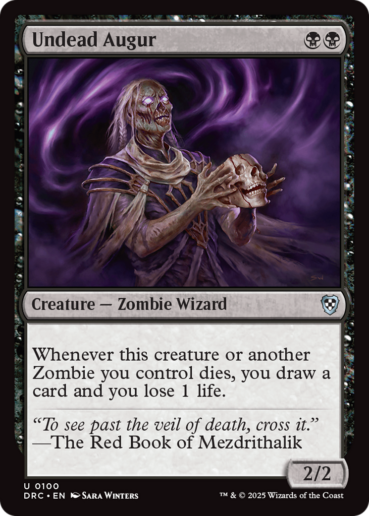 Undead Augur [Aetherdrift Commander] | Magic Magpie