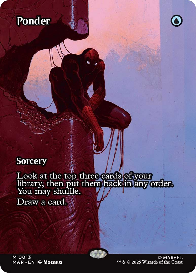 Ponder (Borderless) [Marvel's Spider-Man: Eternal-Legal] | Magic Magpie