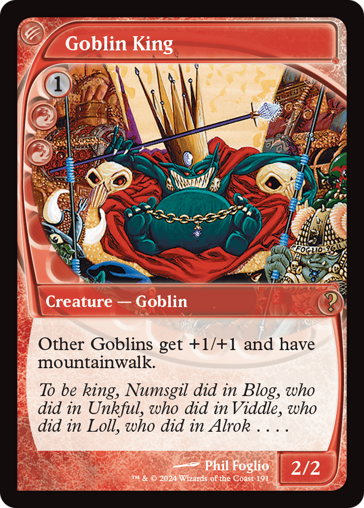 Goblin King (Future Sight) [Mystery Booster 2] | Magic Magpie