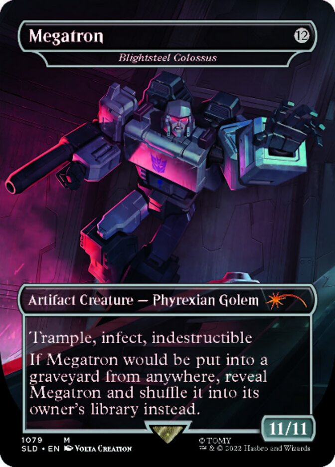 Blightsteel Colossus - Megatron (Borderless) [Secret Lair Drop Series] | Magic Magpie