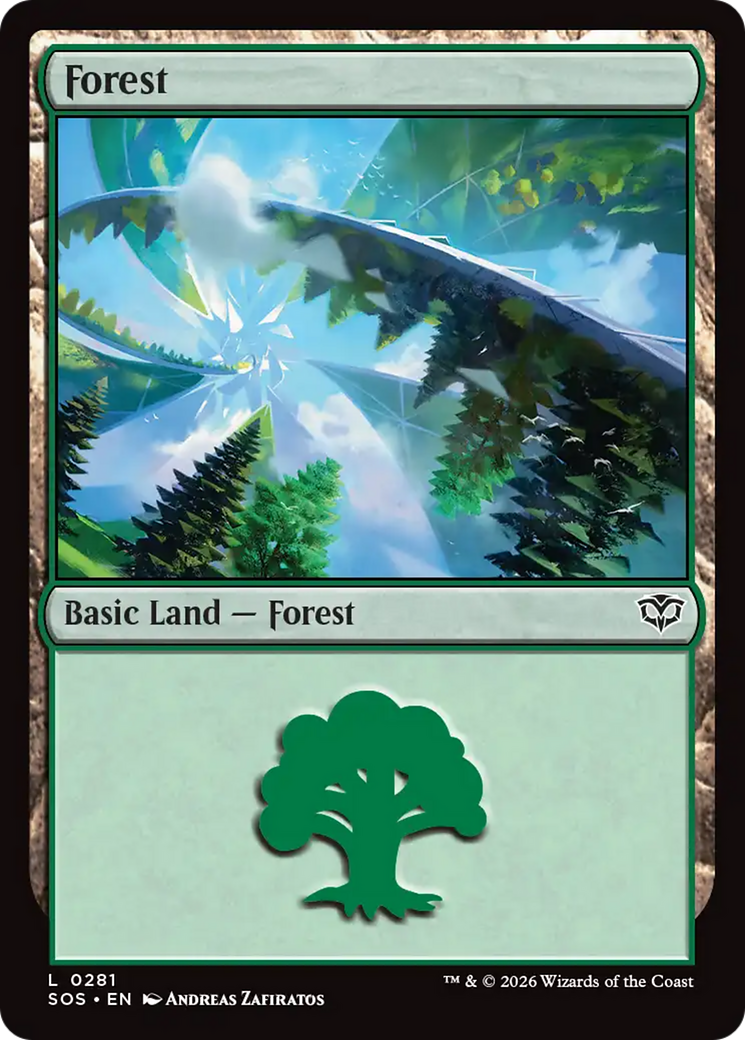 Forest (0281) [Secrets of Strixhaven] | Magic Magpie