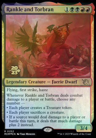 Rankle and Torbran [March of the Machine Prerelease Promos] | Magic Magpie