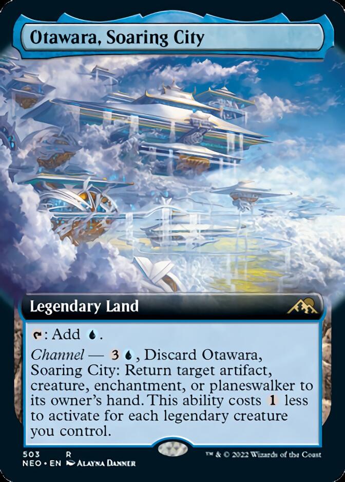 Otawara, Soaring City (Extended Art) [Kamigawa: Neon Dynasty] | Magic Magpie