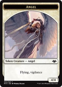 Angel (002) // Zombie (007) Double-Sided Token [Modern Horizons Tokens] | Magic Magpie