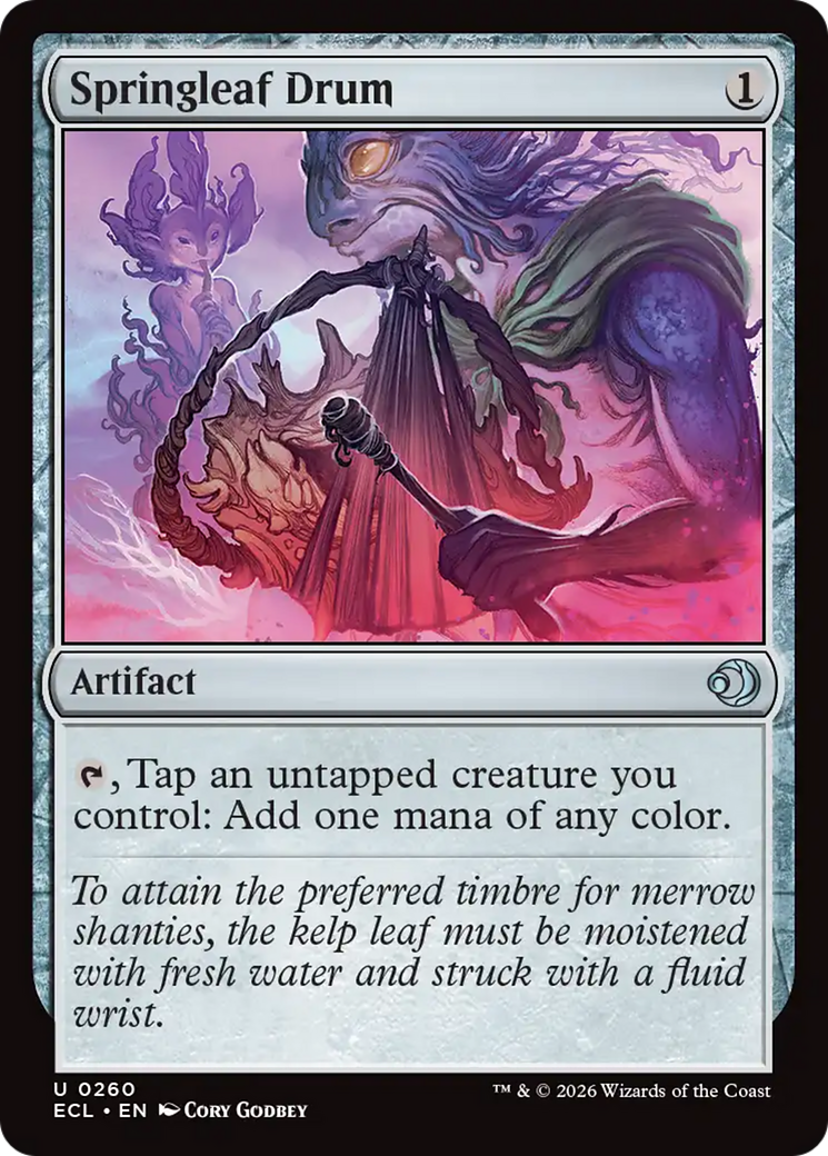 Springleaf Drum [Lorwyn Eclipsed] | Magic Magpie