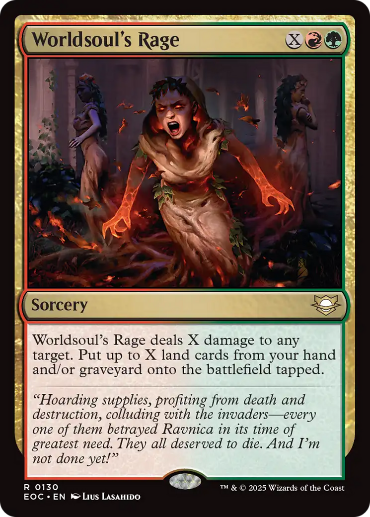 Worldsoul's Rage [Edge of Eternities Commander] | Magic Magpie