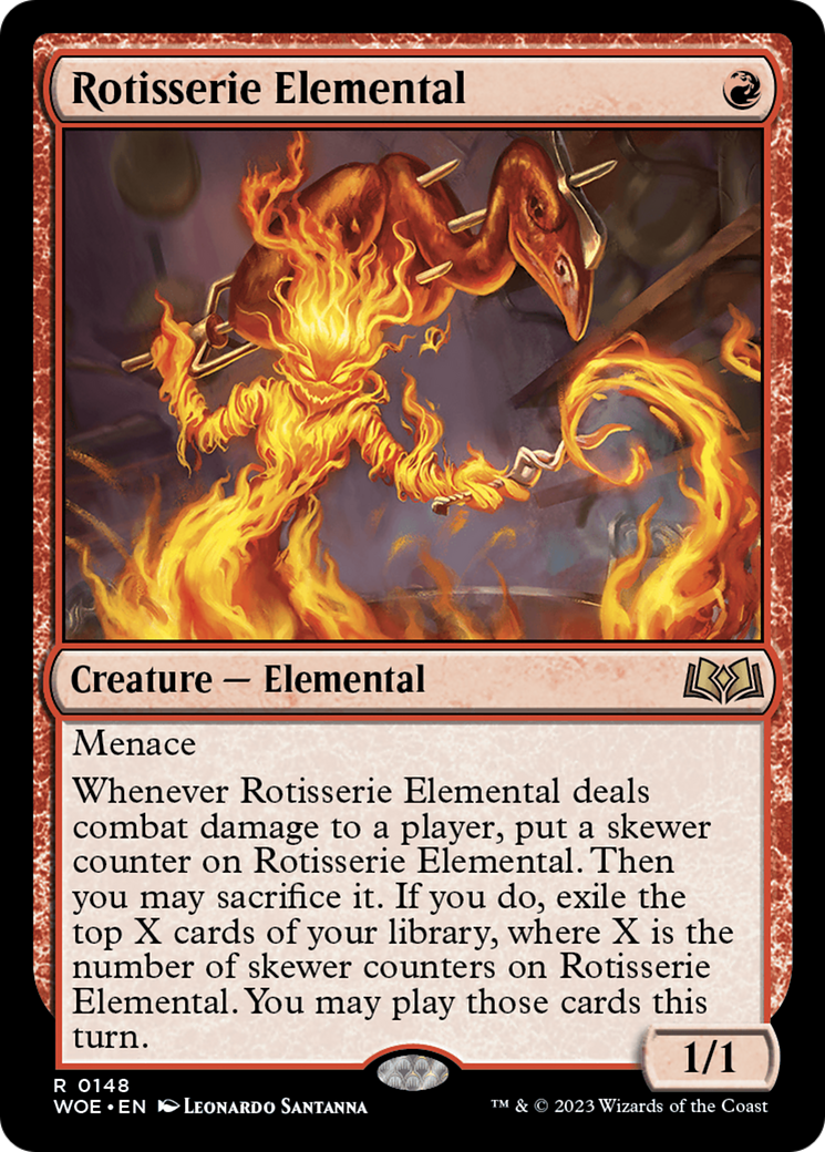 Rotisserie Elemental [Wilds of Eldraine] | Magic Magpie