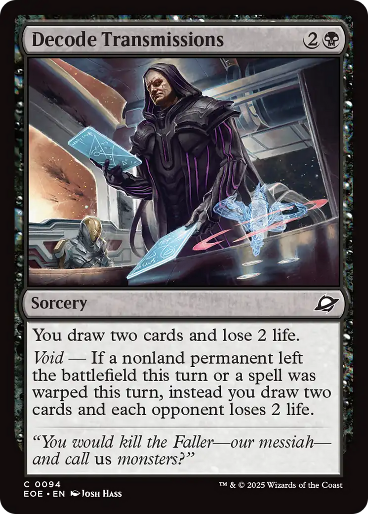 Decode Transmissions [Edge of Eternities] | Magic Magpie