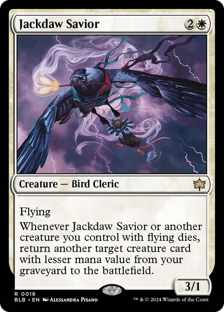 Jackdaw Savior [Bloomburrow] | Magic Magpie