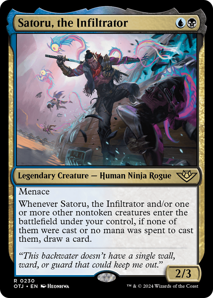 Satoru, the Infiltrator [Outlaws of Thunder Junction] | Magic Magpie