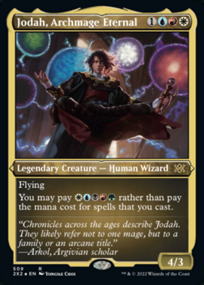 Jodah, Archmage Eternal (Foil Etched) [Double Masters 2022] | Magic Magpie