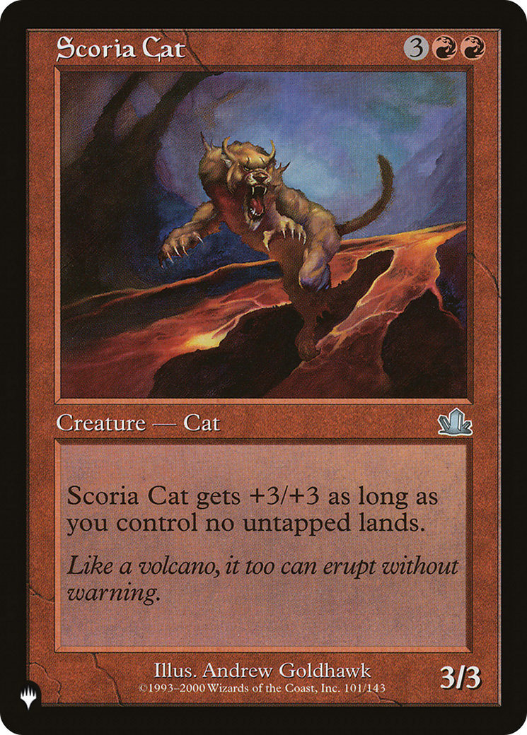 Scoria Cat [The List Reprints] | Magic Magpie