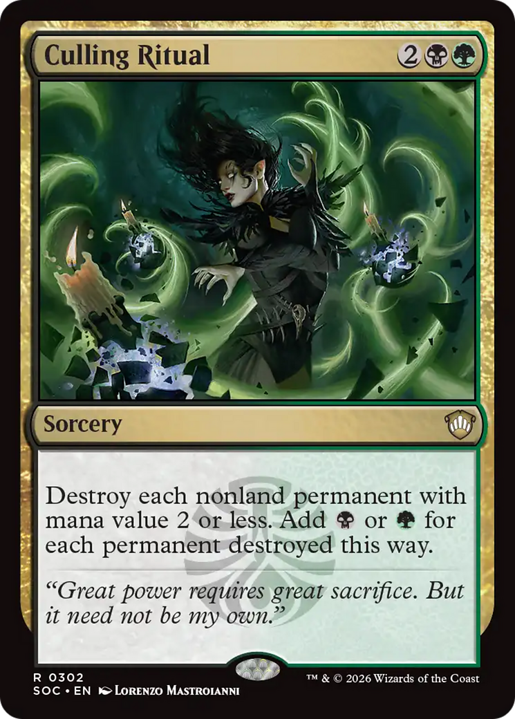 Culling Ritual [Secrets of Strixhaven Commander] | Magic Magpie