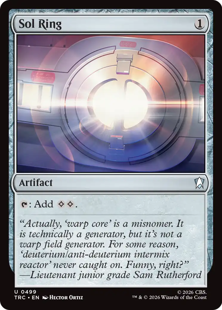 Sol Ring (Surge Foil) [Star Trek Commander] | Magic Magpie