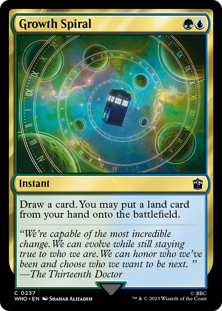 Growth Spiral [Doctor Who] | Magic Magpie