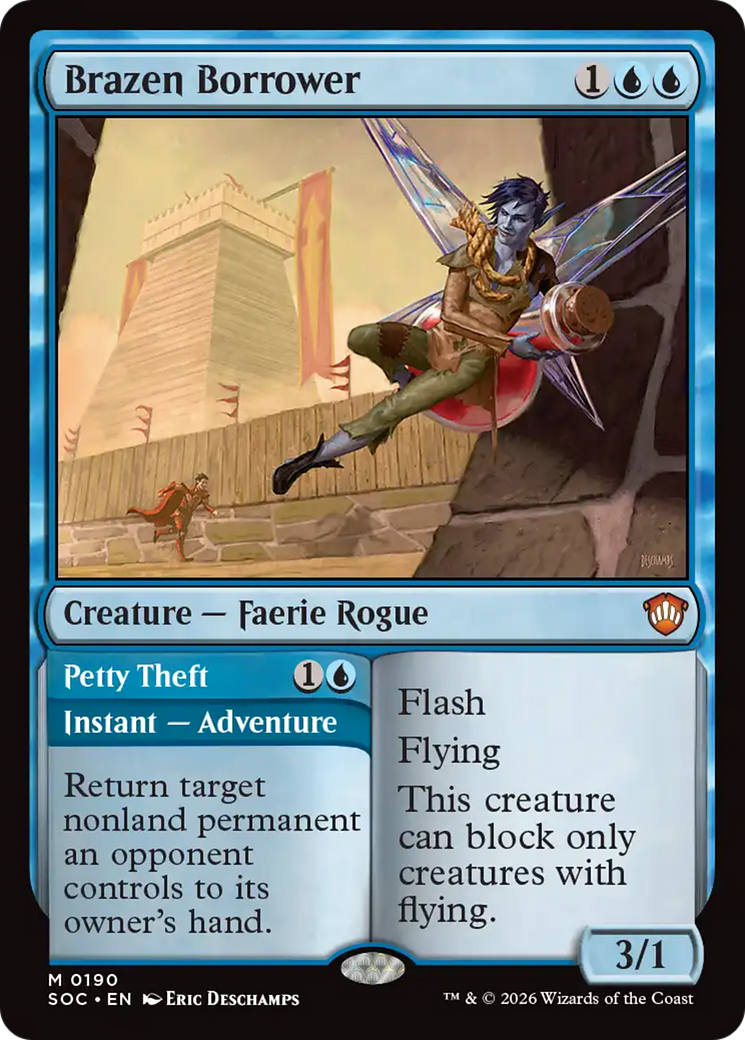 Brazen Borrower [Secrets of Strixhaven Commander] | Magic Magpie