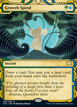 Growth Spiral (Foil Etched) [Strixhaven: Mystical Archive] | Magic Magpie
