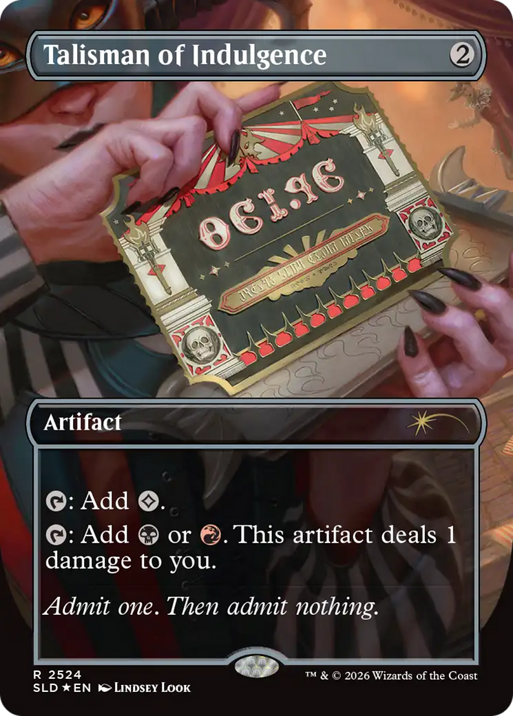 Talisman of Indulgence [Secret Lair Drop Series] | Magic Magpie