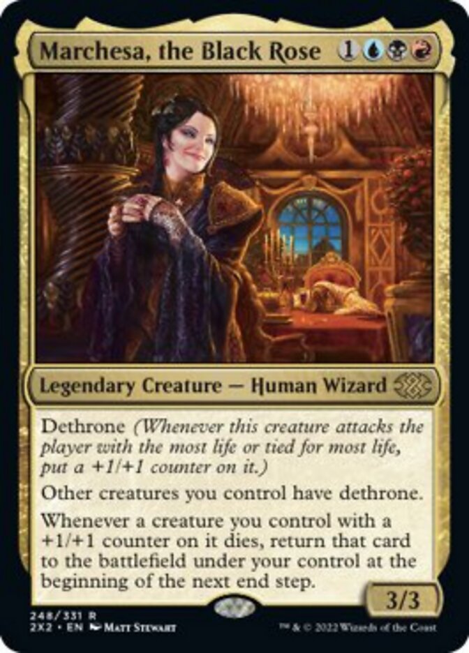 Marchesa, the Black Rose [Double Masters 2022] | Magic Magpie