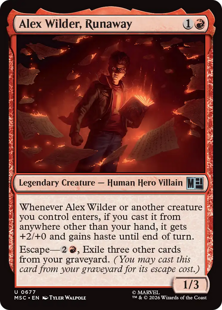 Alex Wilder, Runaway [Marvel Super Heroes Commander] | Magic Magpie