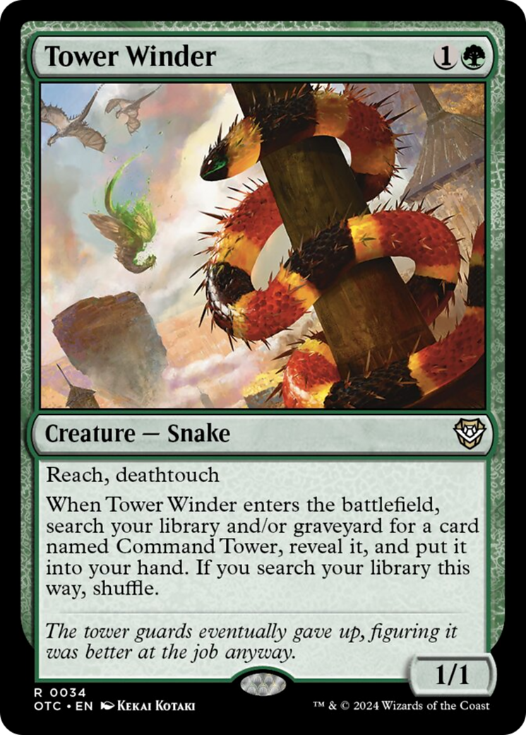 Tower Winder [Outlaws of Thunder Junction Commander] | Magic Magpie