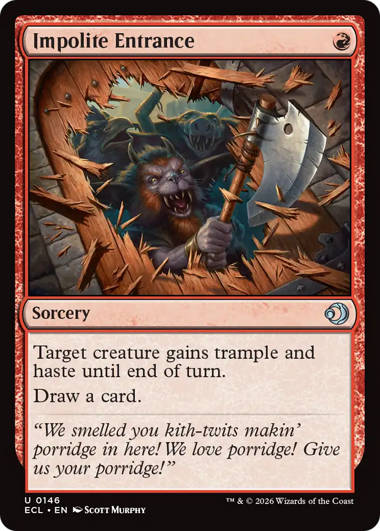 Impolite Entrance [Lorwyn Eclipsed] | Magic Magpie