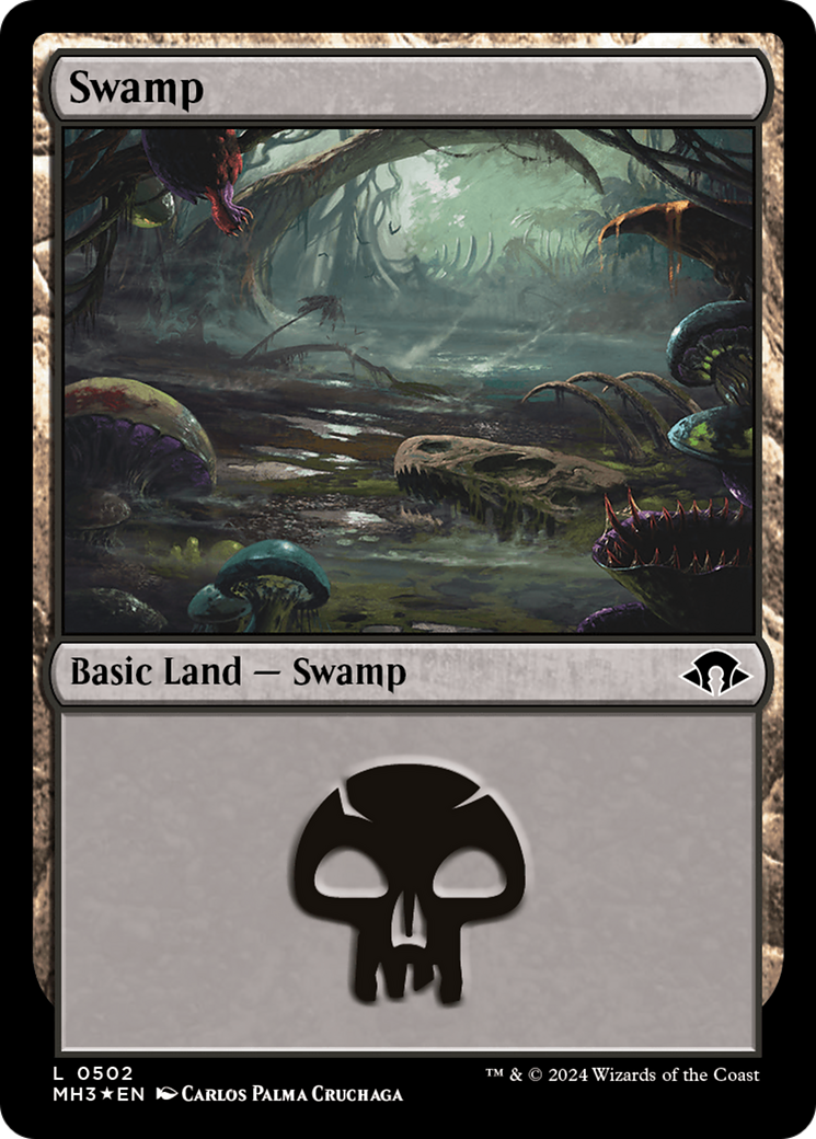 Swamp (0502) (Ripple Foil) [Modern Horizons 3] | Magic Magpie