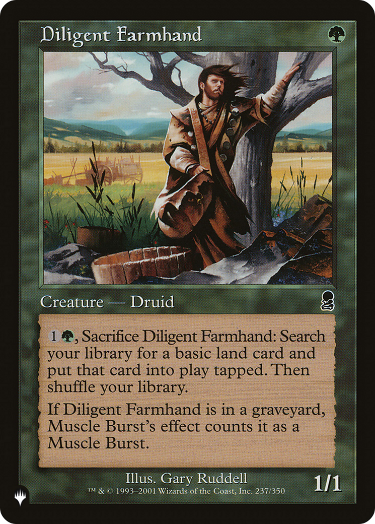 Diligent Farmhand [The List Reprints] | Magic Magpie