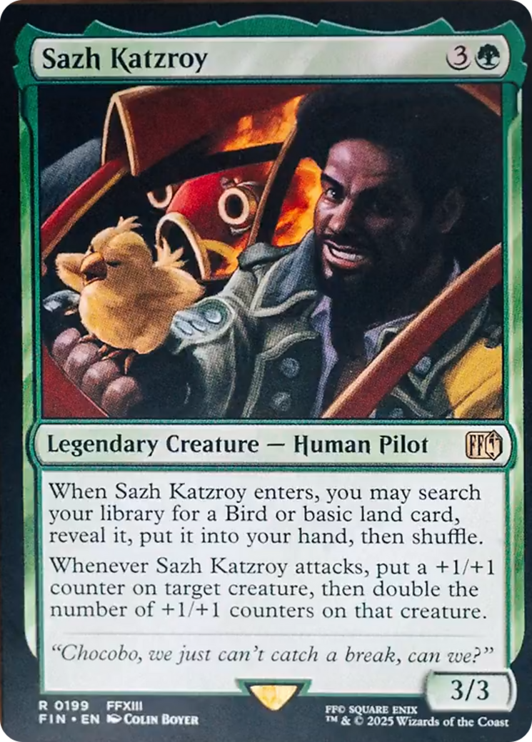 Sazh Katzroy [FINAL FANTASY] | Magic Magpie