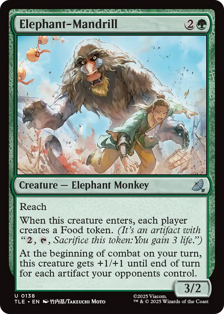 Elephant-Mandrill [Avatar: The Last Airbender: Eternal-Legal] | Magic Magpie